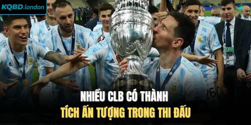 Nhiều CLB có thành tích ấn tượng trong thi đấu