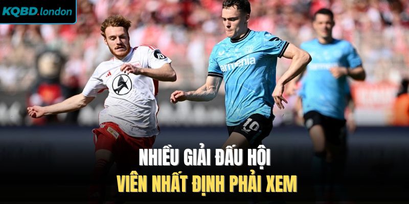 Nhiều giải đấu hội viên nhất định phải xem